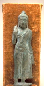 Thai - Walking Buddha, in High Relief - Walters 542786