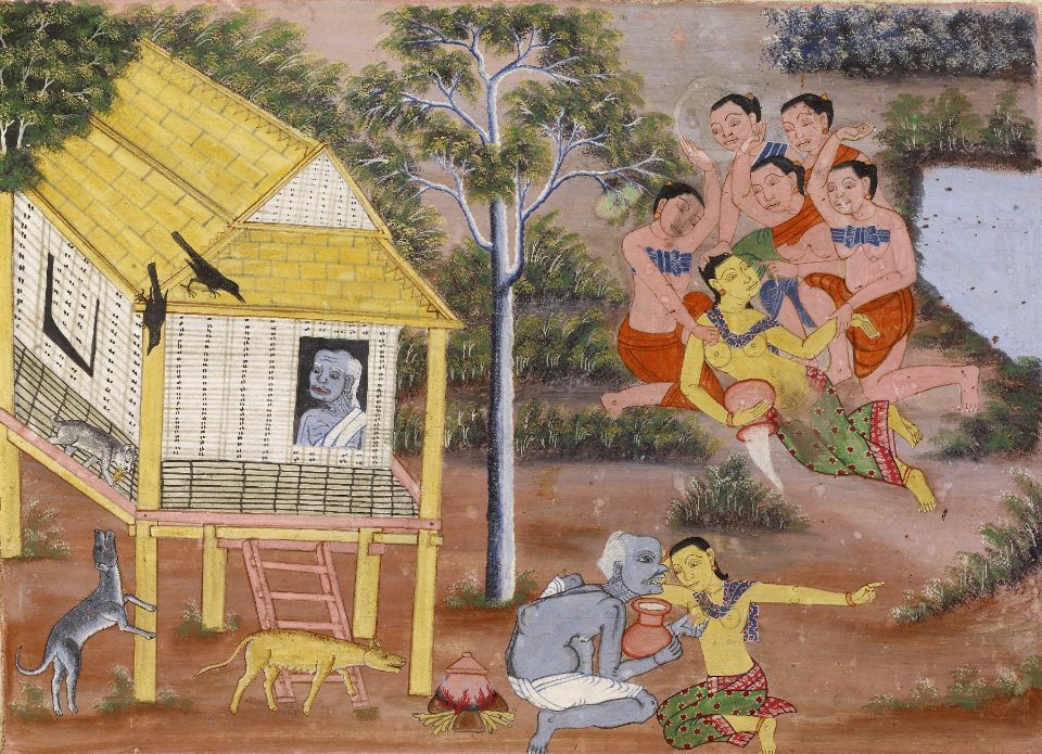 Thai - Vessantara Jataka, Chapter 5 (Jujaka) - Walters 35250 - A T Front