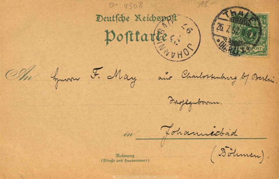 Thale, Sachsen-Anhalt - Hirschgrunde und Hexentanzplatz; Altes Relief am Hotel; Bodetal, Hotel Waldkater (back) (Zeno Ansichtskarten)