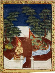 Thai - Vessantara Jataka, Chapter 1 (Ten Boons) - Walters 35264 - A T Front