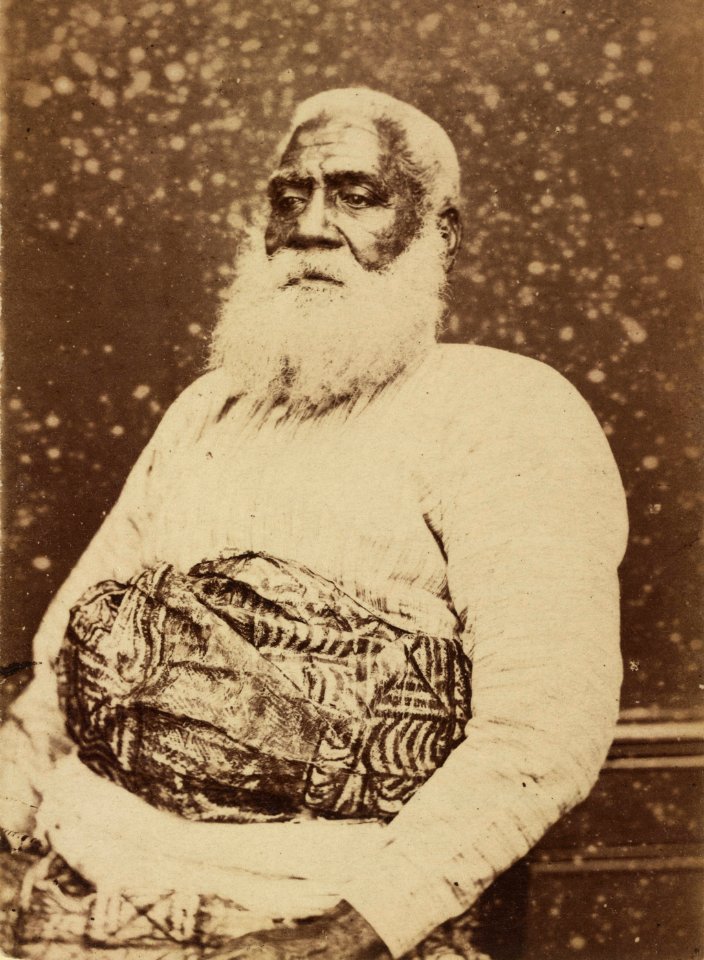 Thakombau, ex-king of Fiji, photograph by Dufty