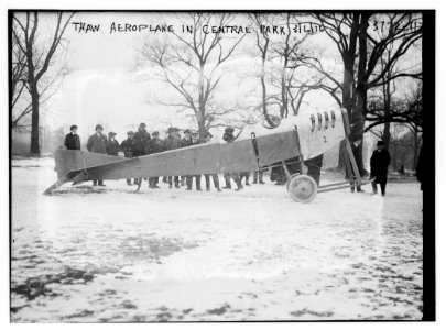 Thaw Aeroplane in Central Park, 3-6-16 LCCN2014701104