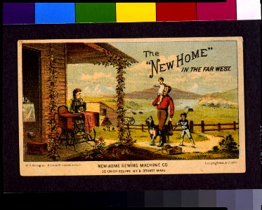 The New home in the far west - W.U. Morgan & Co. Lith, Cleveland, O. LCCN93511601