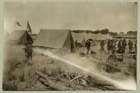 The 7th Corps near Casas Grandes where all the sick and injured of the expedition are cared for Mexican-U.S. campaign after Villa, 1916. LCCN2013645866