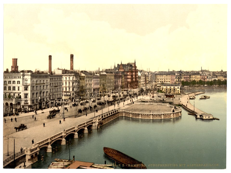 The Alster Pavillion, Jungfernstieg, Hamburg, Germany-LCCN2002713688