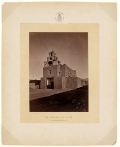 The Church of San Miguel, the oldest church in Santa Fe, N.M. - T. H. O'Sullivan, phot. LCCN2007684822