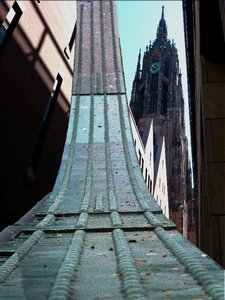 Historic center steeple city photo