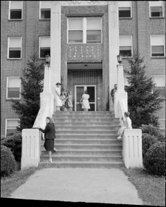 The Clinch Valley Clinic Hospital opened in 1938, 75 percent of its patients are miners and their families.... - NARA - 541089 photo
