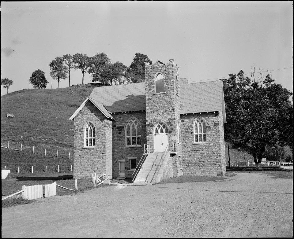 The church also has dining room and well equiped kitchen for community and organizations' entertainments. The... - NARA - 541087