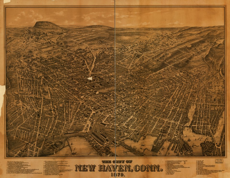 The city of New Haven, Conn. 1879.