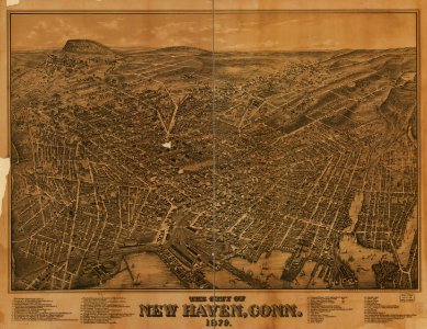 The city of New Haven, Conn. 1879.