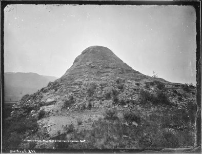 The cone of an extinct spring, east fork of the Yellowstone - NARA - 516723