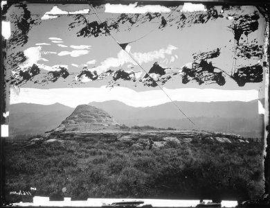 The cone of an extinct hot spring or geyser, east fork of the Yellowstone. - NARA - 516724