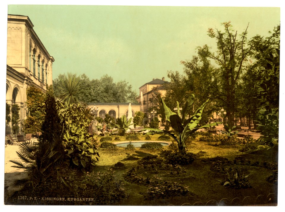 The Conversationsgebaude and the Kurgarden, Bad Kissengen (i.e. Bad Kissingen), Bavaria, Germany-LCCN2002696121