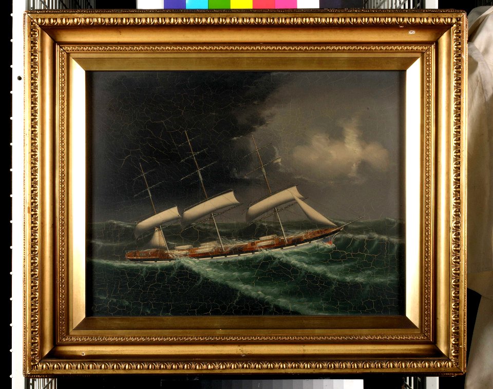The coolie ship Mersey in a gale RMG BHC2330
