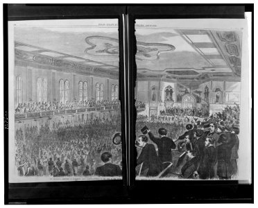 The Democratic convention at Charleston, South Carolina - Interior of the hall of the South Carolina Institute in Meeting Street the (...) LCCN00652812