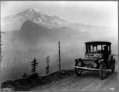The Detroit Electric going from Seattle to Mt. Rainier LCCN2006679254