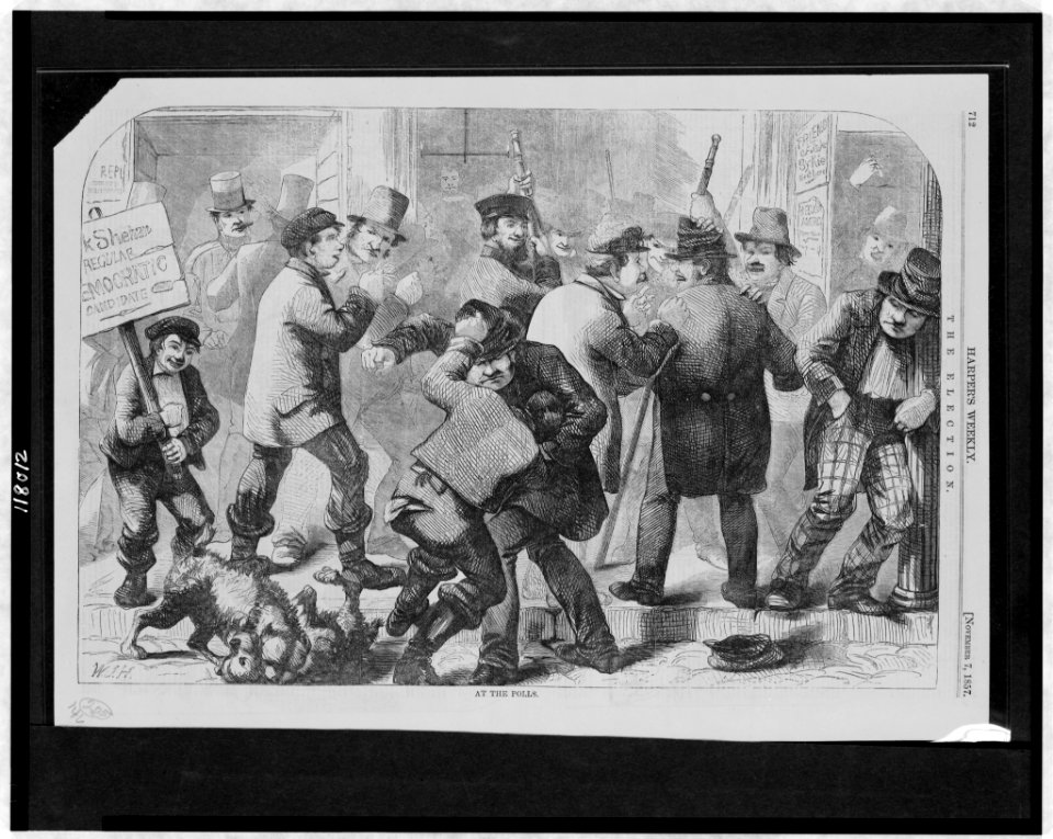 The election-At the polls - W.J.H. LCCN97512416