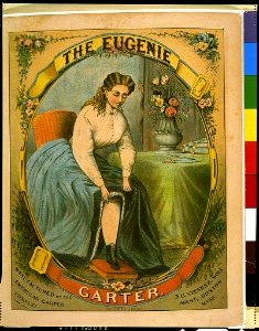 The Eugenie garter-Manufactured by the American Garter Company - Rae Smith lith. N.Y. LCCN97510873