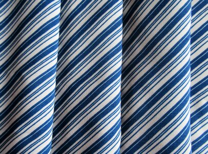 Textile striped blue