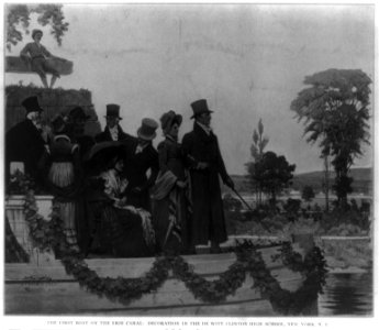 The first boat on the Erie Canal- (Gov. DeWitt Clinton and guests) LCCN2002709768