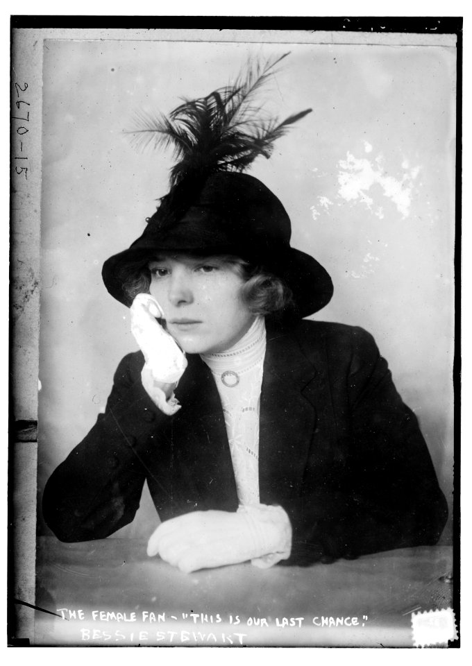 The female fan - this is our last chance - Bessie Stewart LCCN2014692830