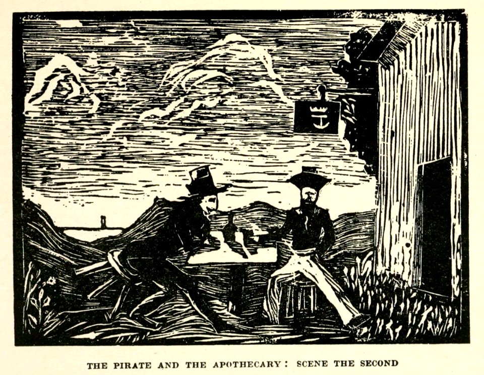 The first to bound upon the deck