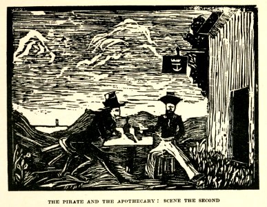 The first to bound upon the deck