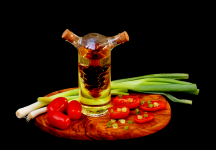 Onions spring onions food