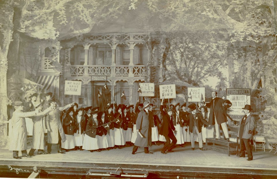 The Four Cohans in a scene from Running for Office (SAYRE 12697)