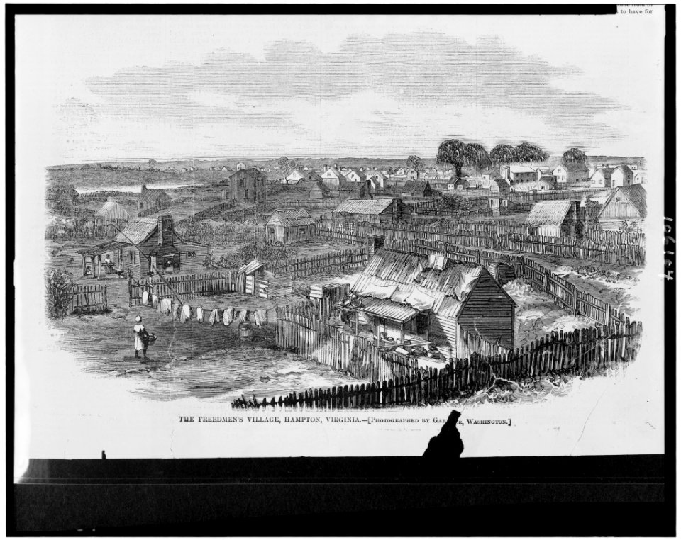 The Freedmen's village, Hampton, Virginia - photographed by Gar(...)r, Washington. LCCN92515995