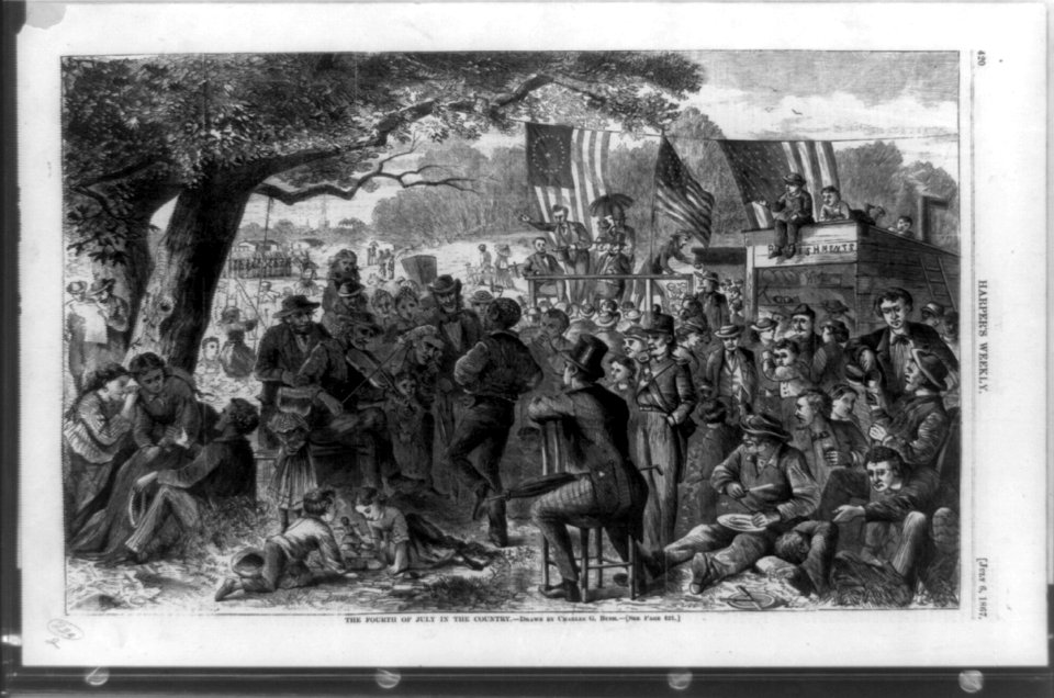 The Fourth of July in the country - drawn by Charles G. Bush. LCCN89706343