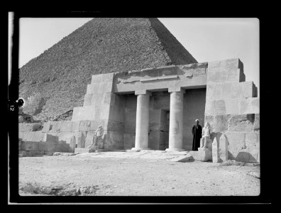 The fourth pyramid of Gizeh, etc. (recently discovered). Temple of Nefru. Close to the great pyramid LOC matpc.15594
