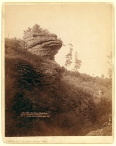 The Frog's Head Rock. On old Deadwood stage road LCCN99613943