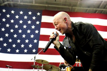 The Fray performs aboard USS George Washington. (8199144275)
