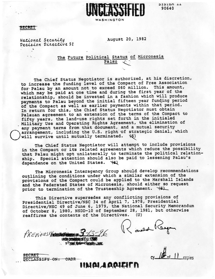 The Future Political Status of Micronesia Palau - NARA - 198207