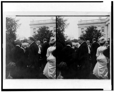 The genial secretary of war, William H. Taft, at the president's lawn party, White House, Washington LCCN2002722250
