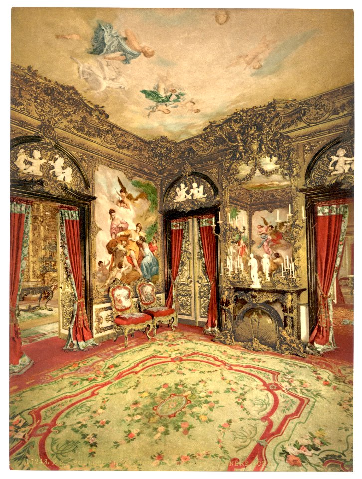 The Gobelin Tapestries, Linderhof Castle, Upper Bavaria, Germany-LCCN2002696250