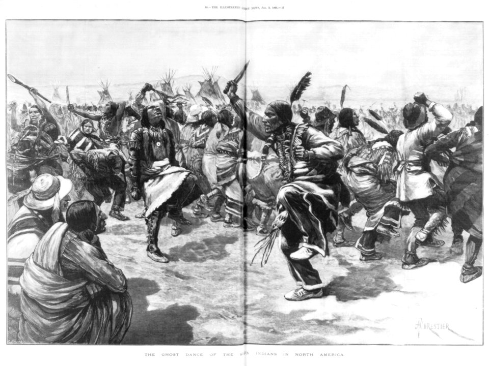The Ghost dance of the Sioux Indians LCCN2006683523