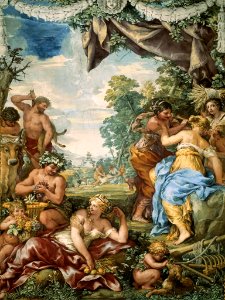 The Golden Age (fresco by Pietro da Cortona) photo