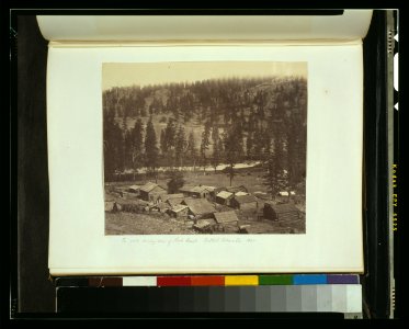 The gold mining town of Rock Creek, British Columbia, 1860 LCCN2003668212