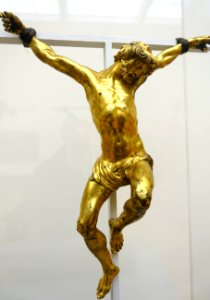 The Good and Bad Thief from the Crucifixion of Chriast, 2 of 2, by Georg Petel, c. 1625-1626, gilt bronze - Bode-Museum - DSC03060 photo