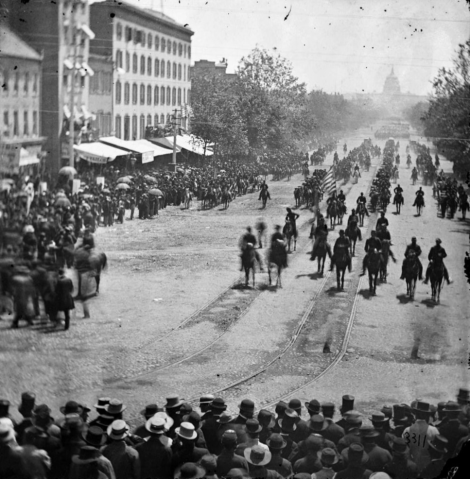 The Grand Review of the Army. Artillery unit