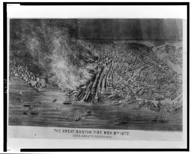 The great Boston fire Nov. 9th 1872-Loss about $150,000,000 LCCN99471769