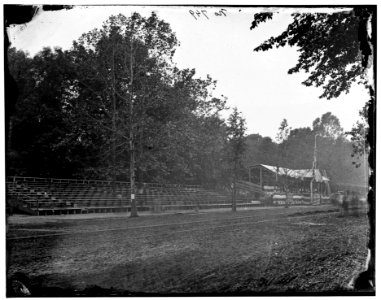 The grand review of the army reviewing stand