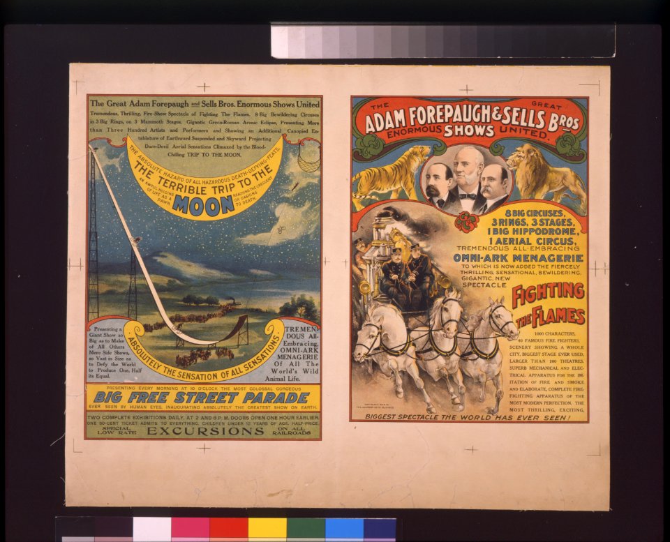 The Great Adam Forepaugh and Sells Bros, America's enormous shows united LCCN2007682631