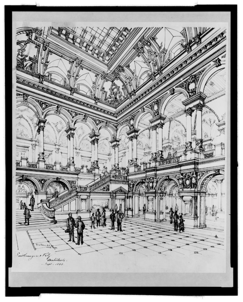 The Great Hall of the Library of Congress LCCN2006683607
