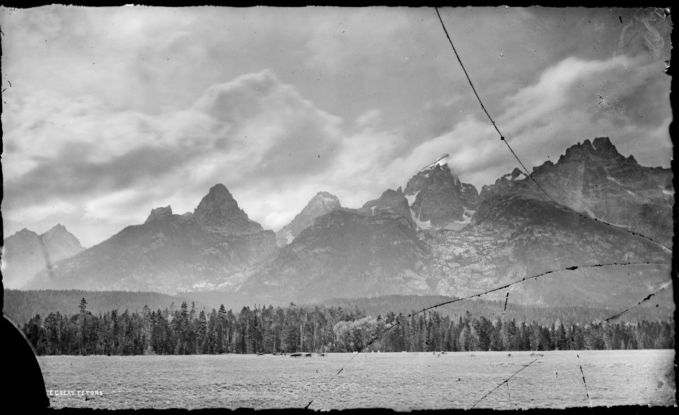 The Great Tetons. Lincoln County, Wyoming - NARA - 517234