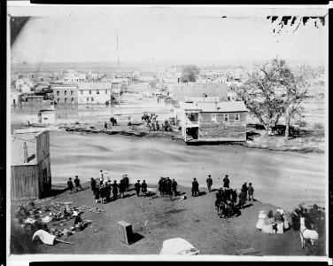 The Great Flood, Denver, Colorado Territory, May 19, 1864 - George D. Wakely. LCCN2012646013