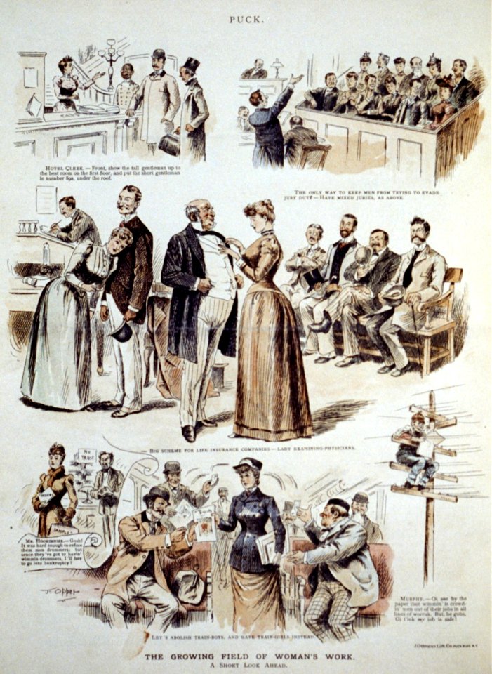 The growing field of woman's work. A short look ahead LCCN2002720410